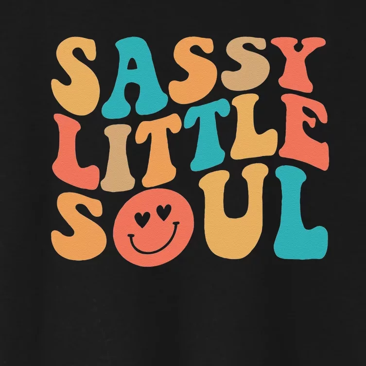 Sassy Kids Soul Little Baby Girl Sassy Child Cute Women's Crop Top Tee