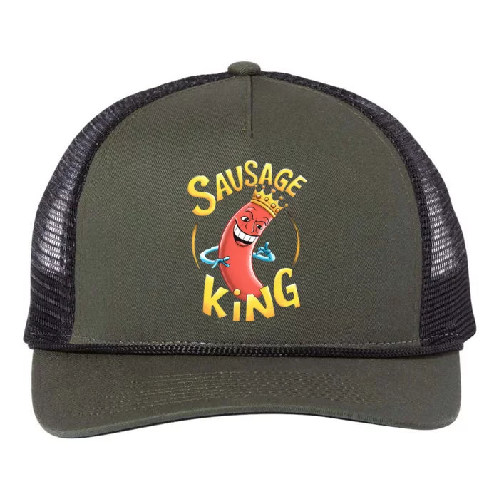 Sausage King Retro Rope Trucker Hat Cap