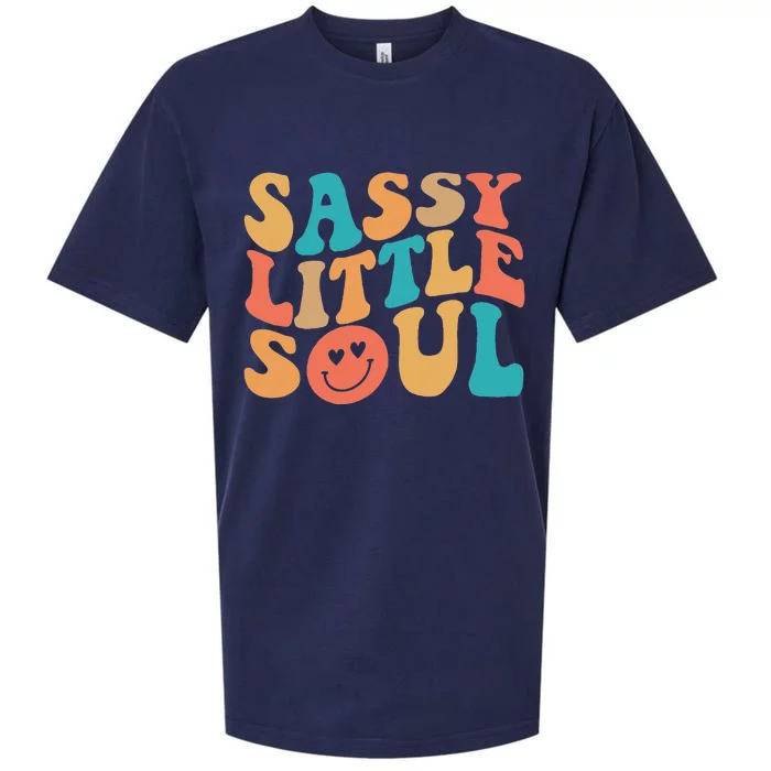 Sassy Kids Soul Little Baby Girl Sassy Child Cute Sueded Cloud Jersey T-Shirt