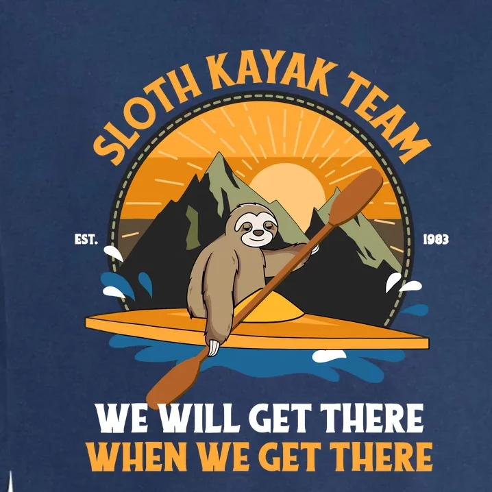 Sloth Kayak Sloth Kayak Team Garment-Dyed Sweatshirt