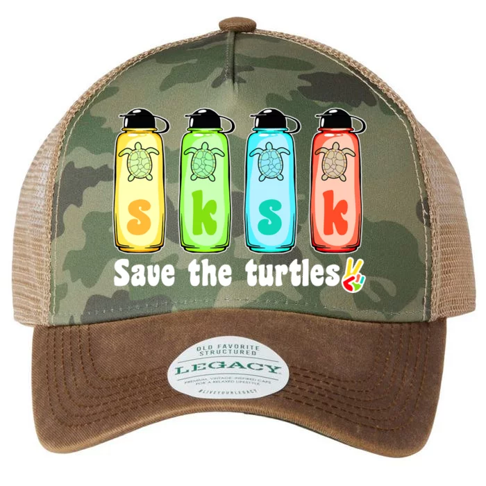 SKSKSK Save The Turtles Peace Legacy Tie Dye Trucker Hat