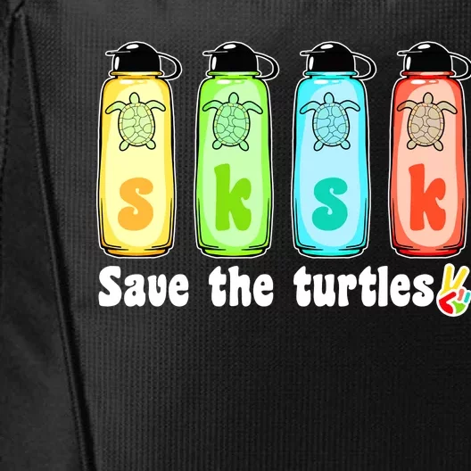 SKSKSK Save The Turtles Peace City Backpack