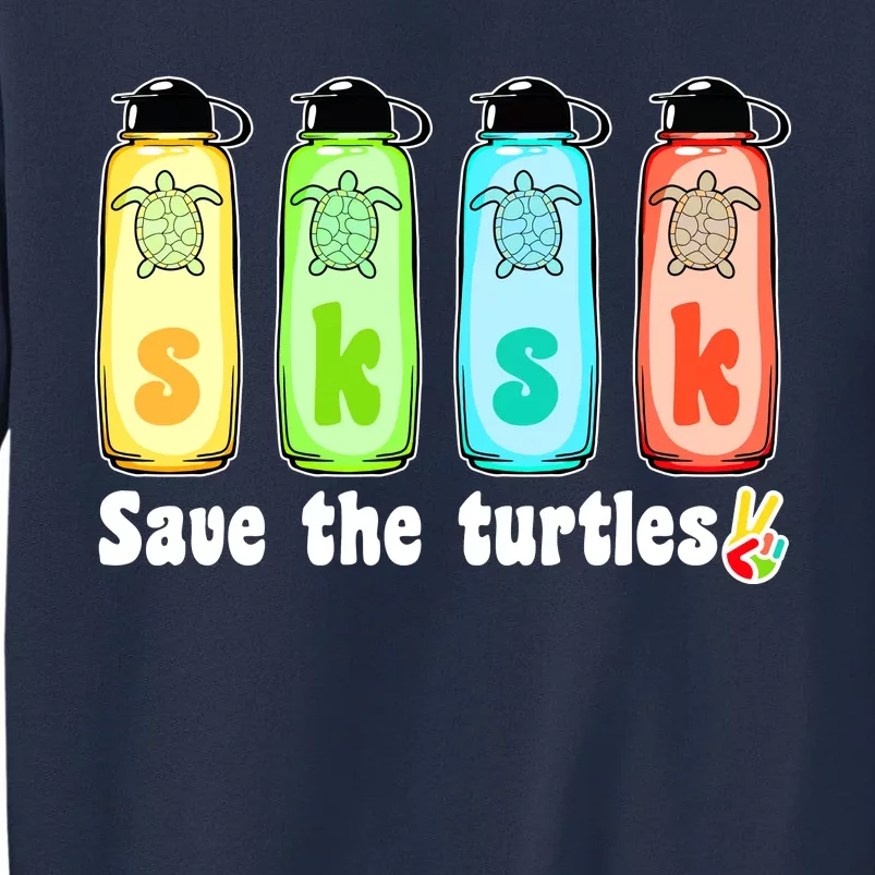 SKSKSK Save The Turtles Peace Sweatshirt