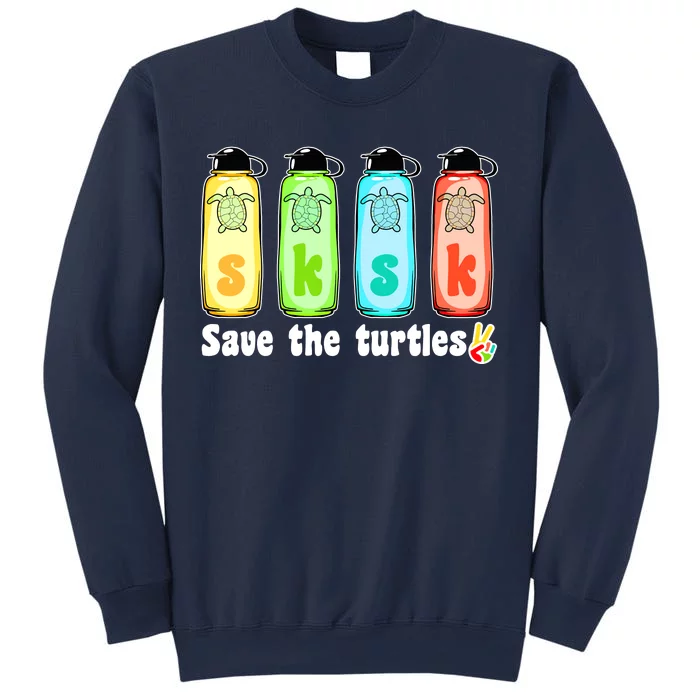 SKSKSK Save The Turtles Peace Sweatshirt