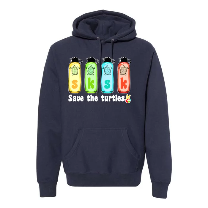 SKSKSK Save The Turtles Peace Premium Hoodie