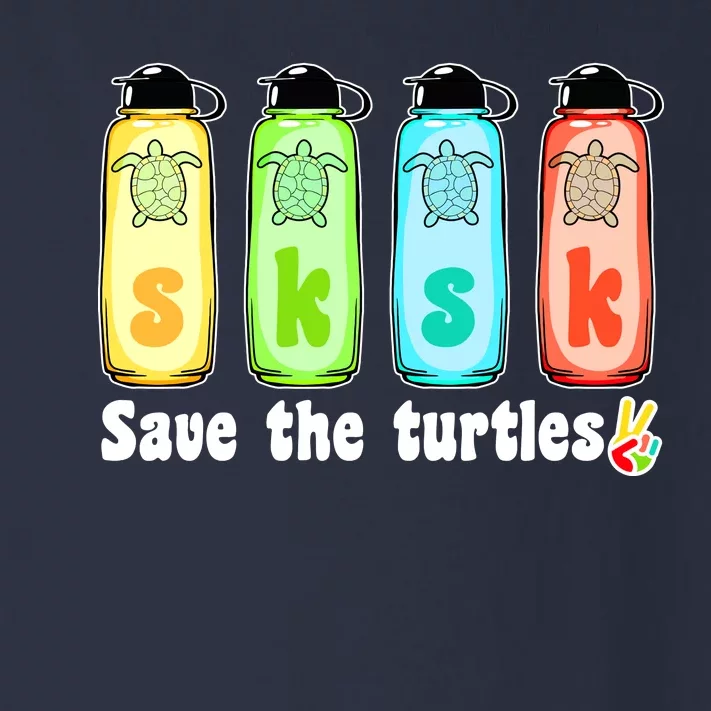 SKSKSK Save The Turtles Peace Toddler Long Sleeve Shirt