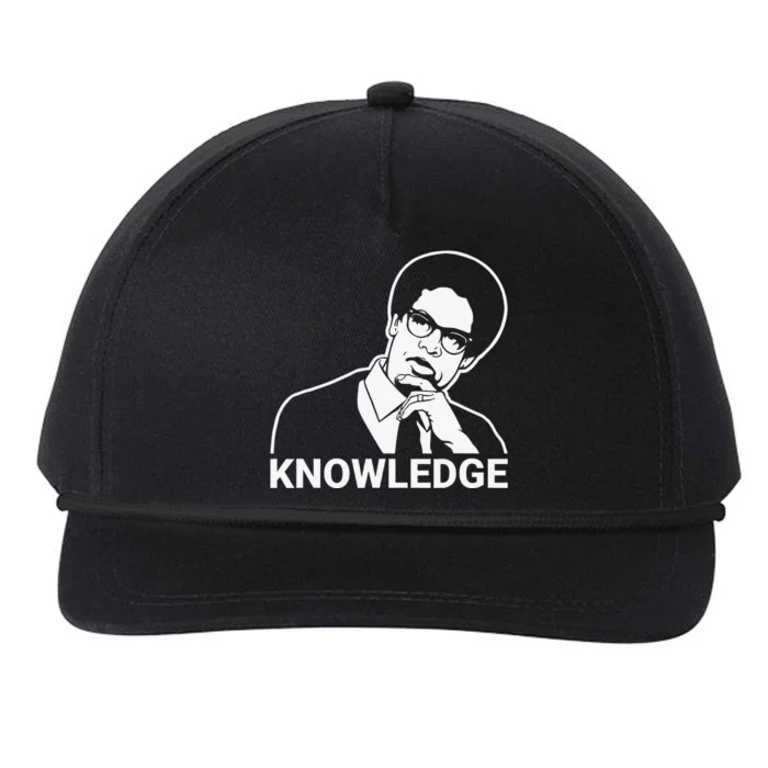 Sowell Knowledge Thomas Economist Black History Snapback Five-Panel Rope Hat