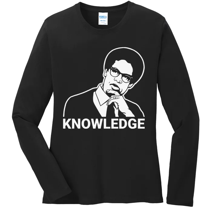 Sowell Knowledge Thomas Economist Black History Ladies Long Sleeve Shirt