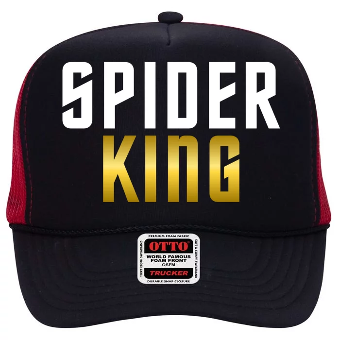 Spider King Tarantula Spider Dad Gift High Crown Mesh Trucker Hat