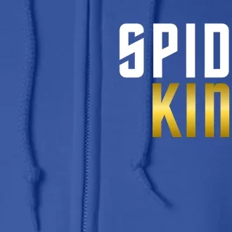 Spider King Tarantula Spider Dad Gift Full Zip Hoodie