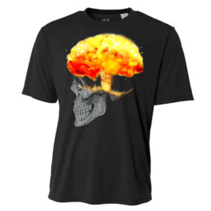 Skull Mind On Fire Cooling Performance Crew T-Shirt