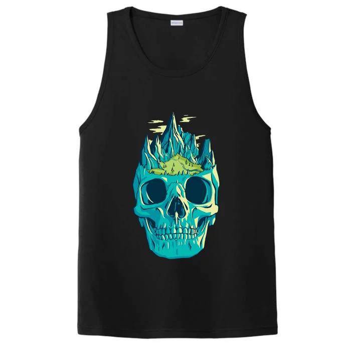 Skull Mountains Performance Tank