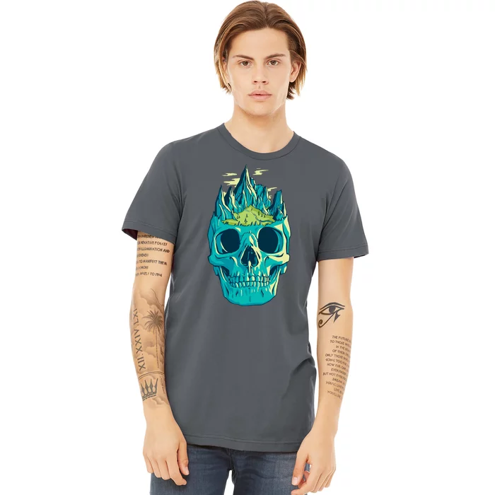 Skull Mountains Premium T-Shirt