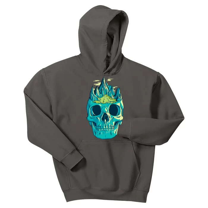 Skull Mountains Kids Hoodie