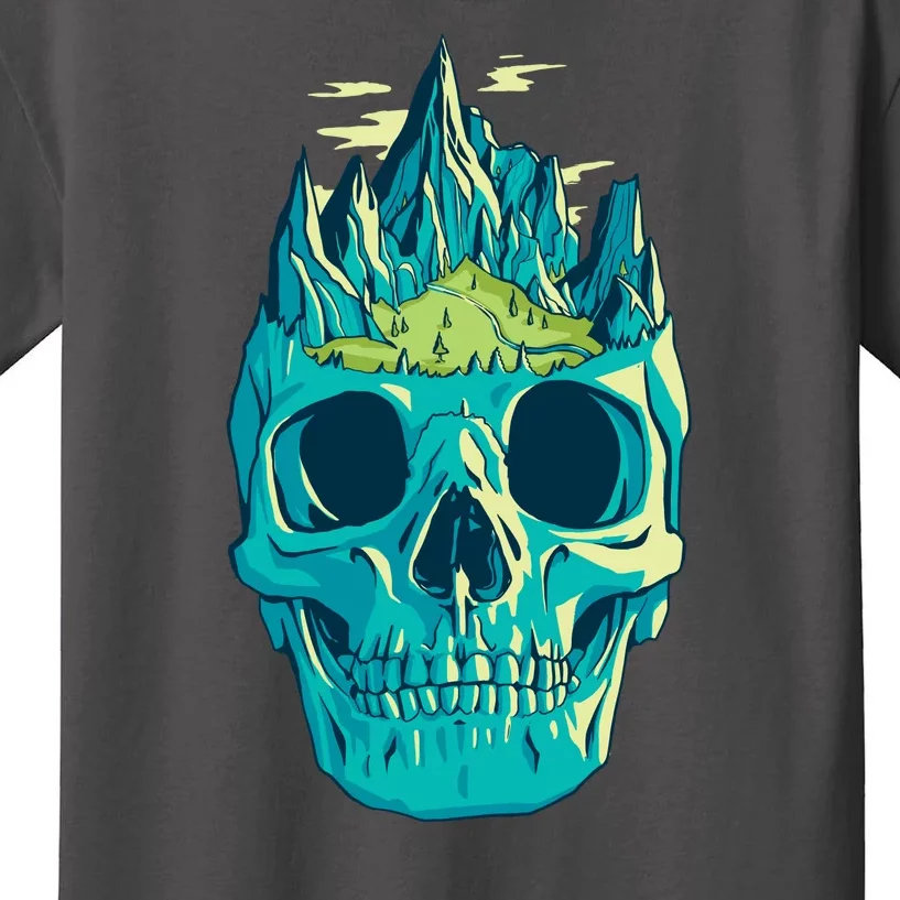 Skull Mountains Kids T-Shirt