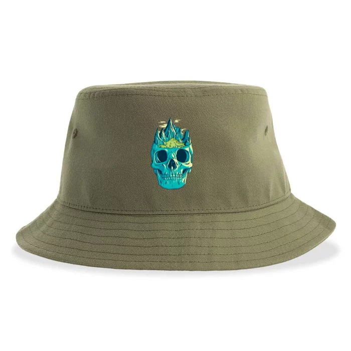 Skull Mountains Sustainable Bucket Hat