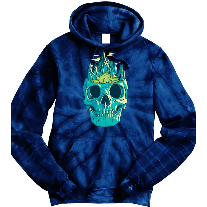 Skull Mountains Tie Dye Hoodie