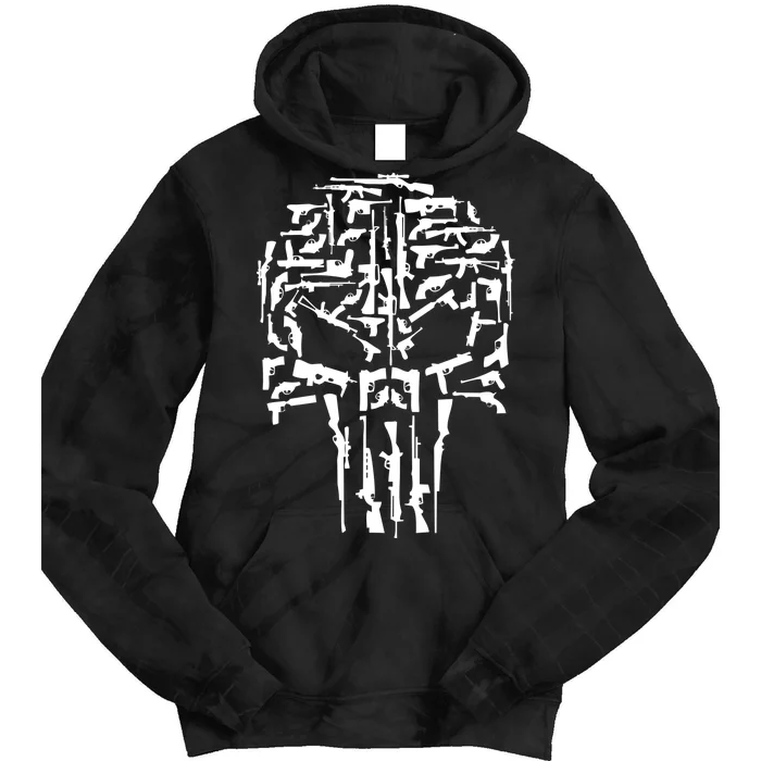 Skull Of Guns Tie Dye Hoodie