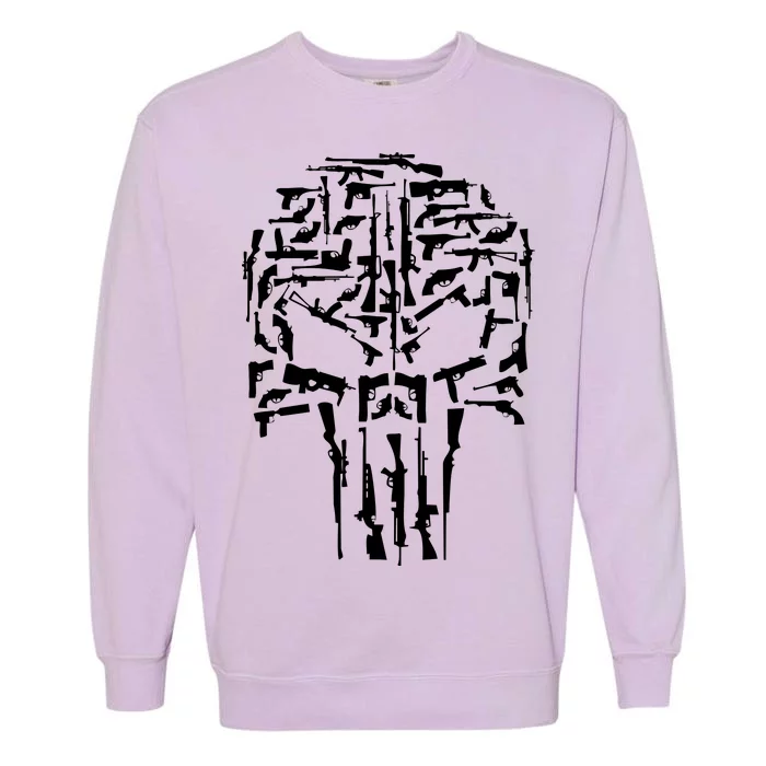 Skull Of Guns Garment-Dyed Sweatshirt