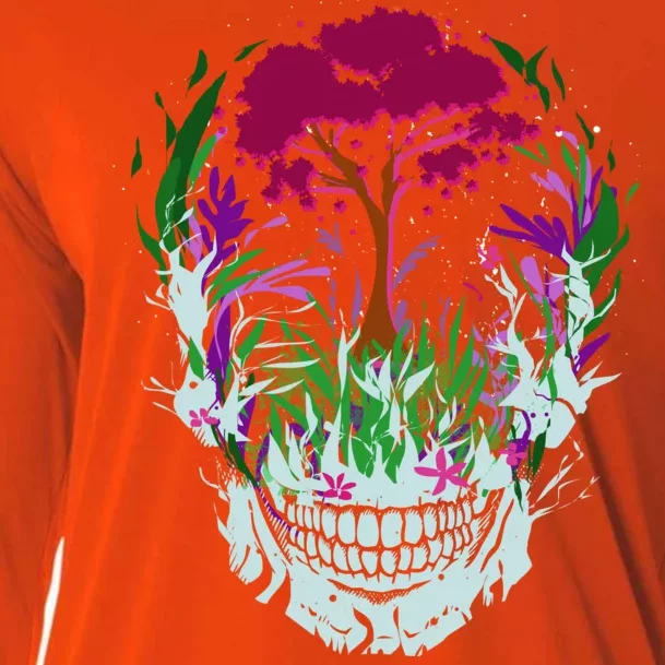 Skull Of Nature Cooling Performance Long Sleeve Crew