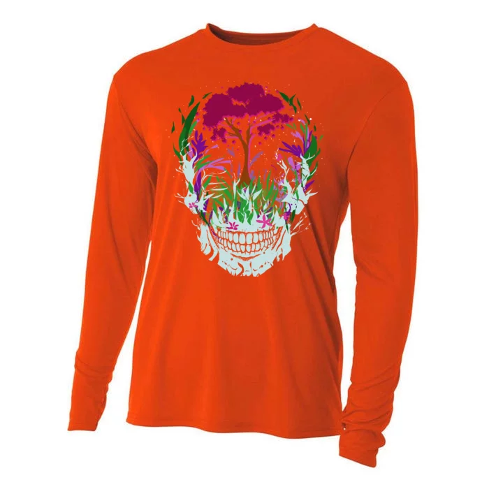 Skull Of Nature Cooling Performance Long Sleeve Crew