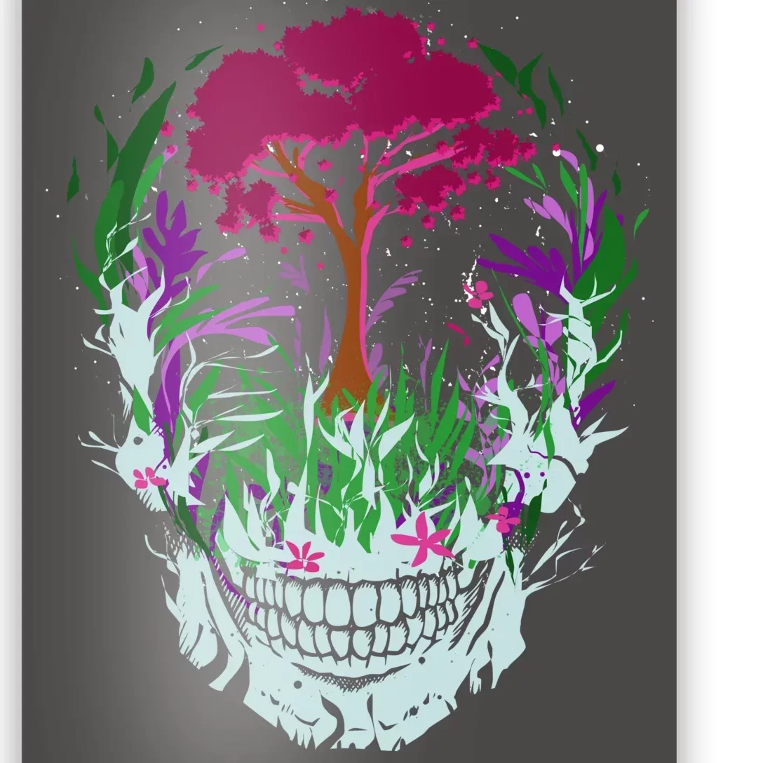 Skull Of Nature Poster