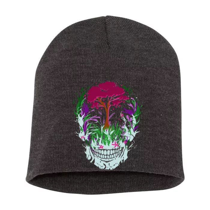 Skull Of Nature Short Acrylic Beanie