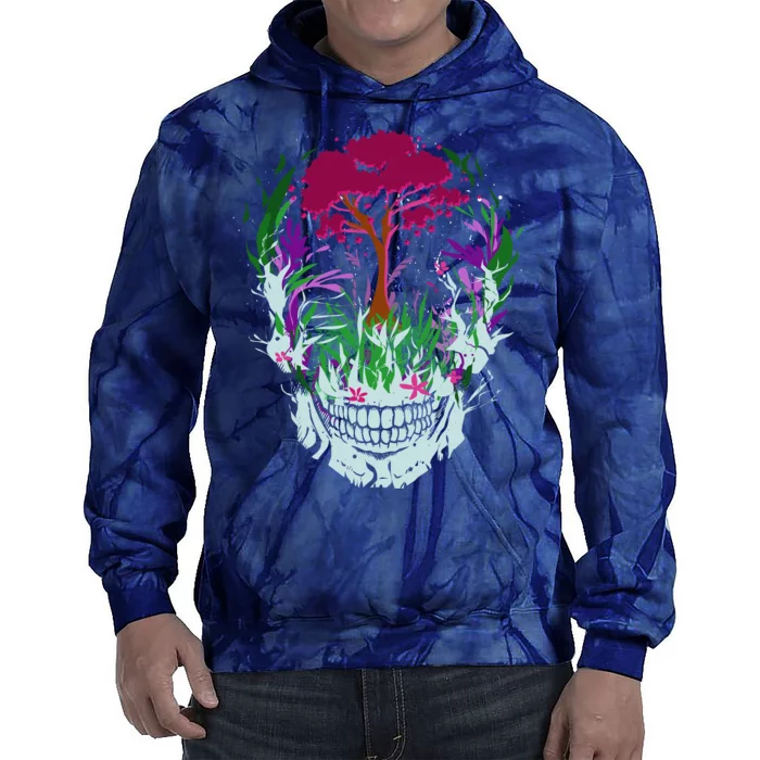 Skull Of Nature Tie Dye Hoodie