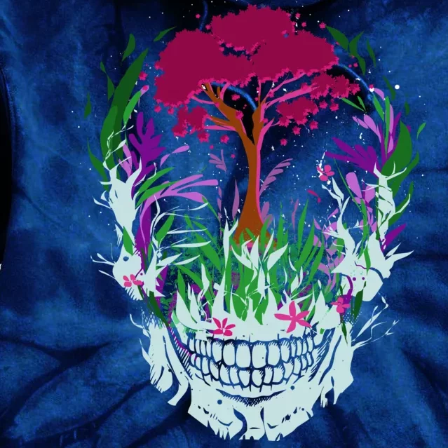 Skull Of Nature Tie Dye Hoodie