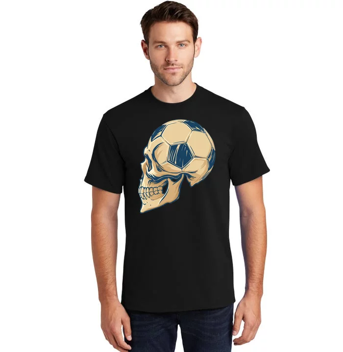 Skull Soccer Ball Tall T-Shirt