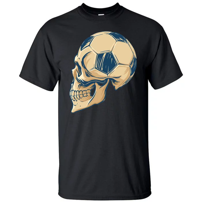 Skull Soccer Ball Tall T-Shirt