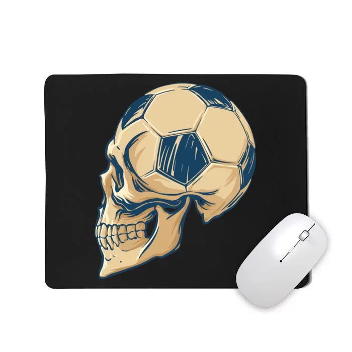 Skull Soccer Ball Mousepad