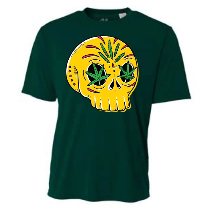 Skull Weed Cooling Performance Crew T-Shirt