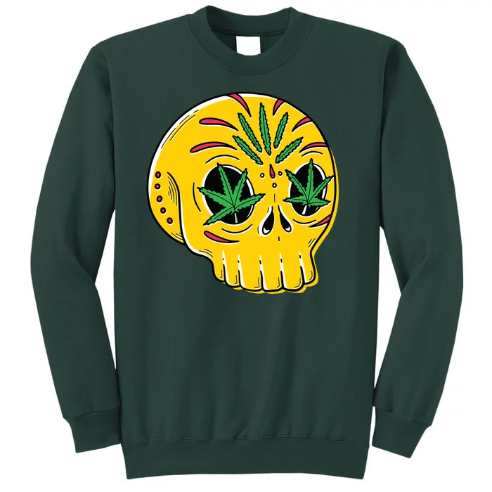 Skull Weed Tall Sweatshirt