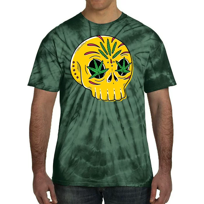 Skull Weed Tie-Dye T-Shirt