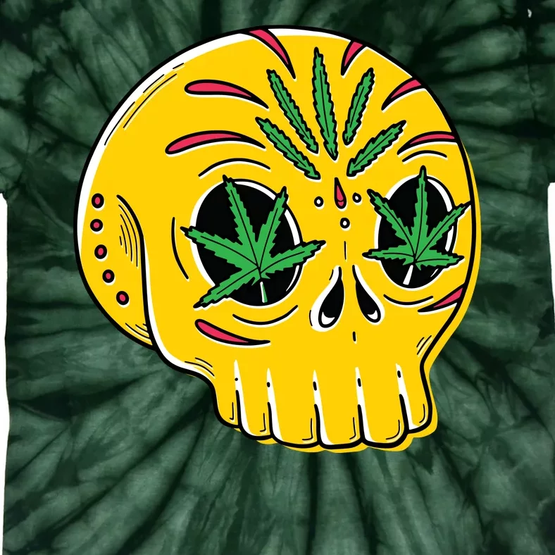 Skull Weed Tie-Dye T-Shirt