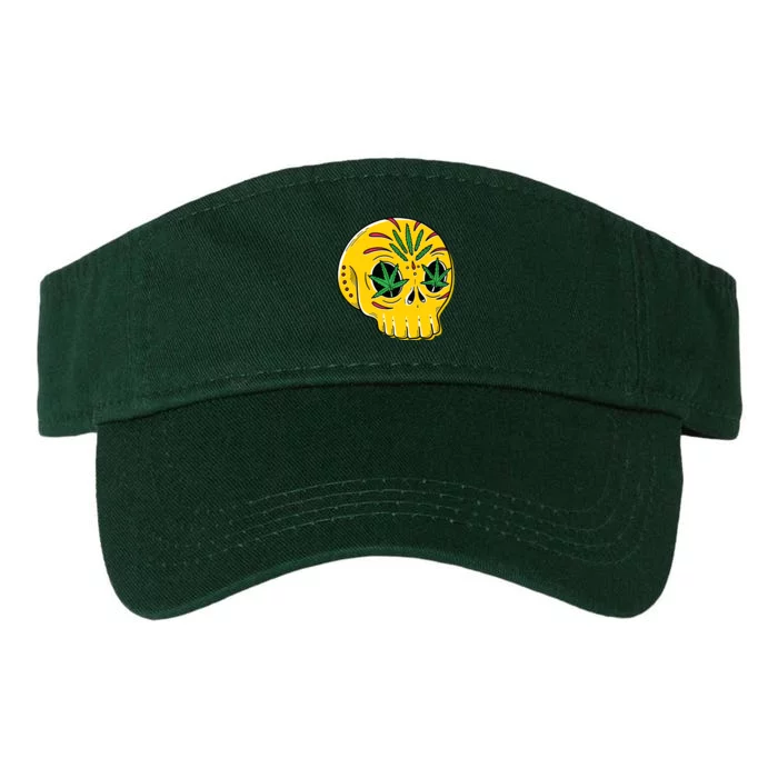 Skull Weed Valucap Bio-Washed Visor