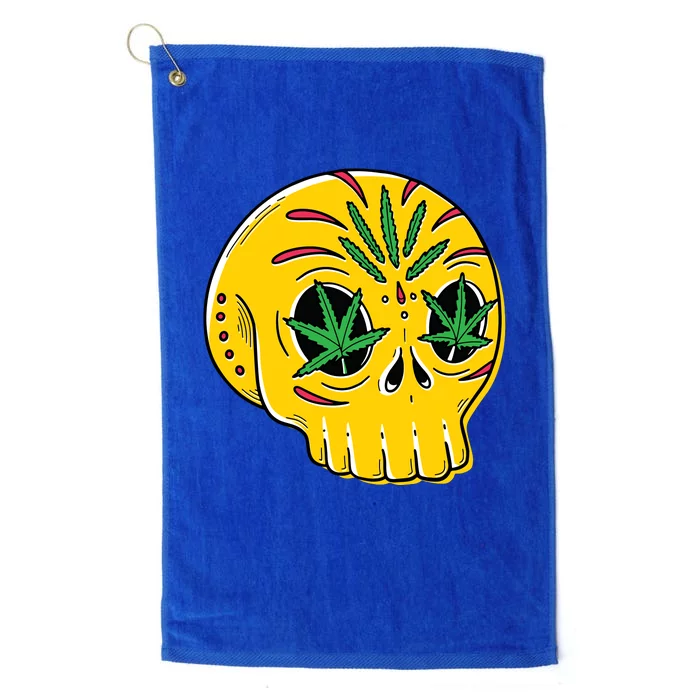 Skull Weed Platinum Collection Golf Towel