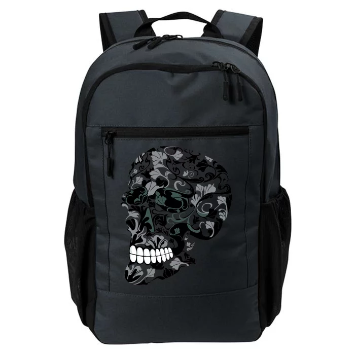 Skull With Flowers Day of the Dead Daily Commute Backpack