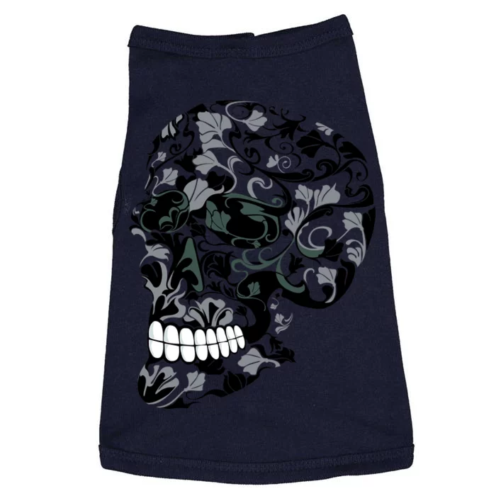 Skull With Flowers Day of the Dead Doggie Tank