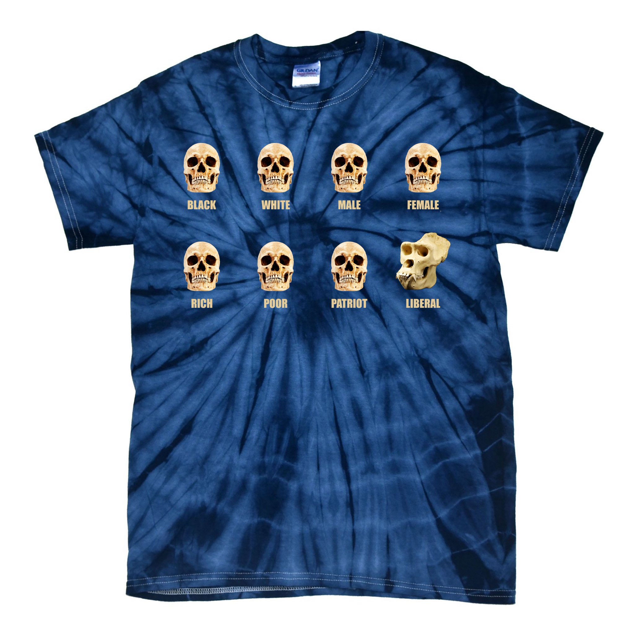 Grateful Dead - Patriot Dead T-Shirt Blue