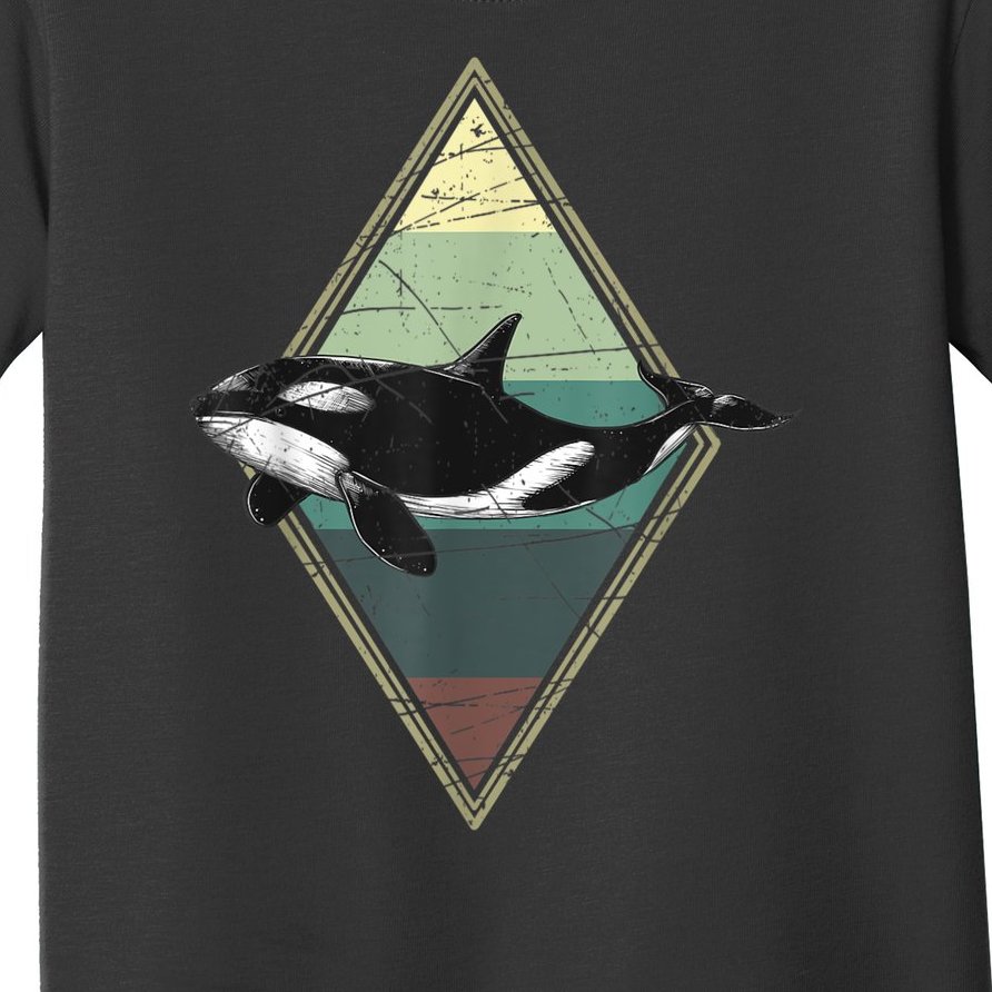 Swimming Killer Whale Animal Orca Toddler T-Shirt