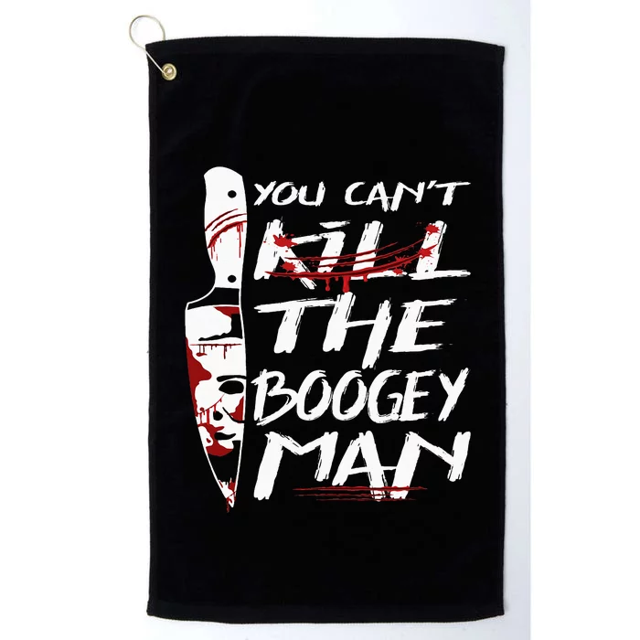 Serial Killer You Can´t Kill The Boogeyman Horror Halloween Platinum Collection Golf Towel