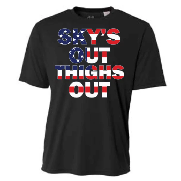 Sky's Out Thighs Out Cooling Performance Crew T-Shirt