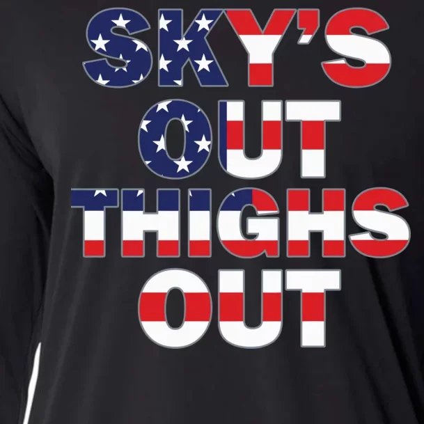 Sky's Out Thighs Out Cooling Performance Long Sleeve Crew