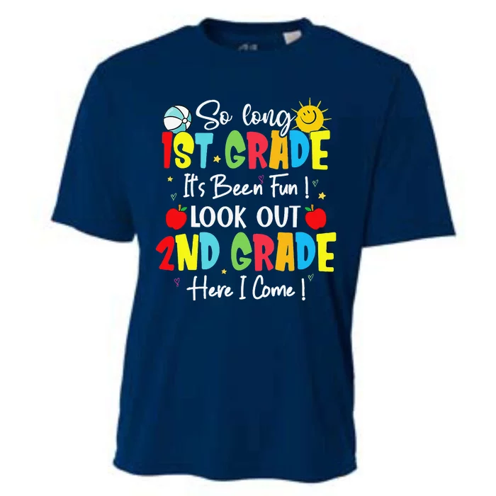 So Long 1st Grade Look Out 2nd Grade Here I Come Cooling Performance Crew T-Shirt