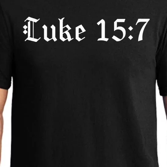 Scripture Luke 157 Pajama Set