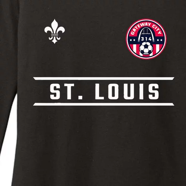 St. Louis 314 Area Code Classic Gateway Womens CVC Long Sleeve Shirt