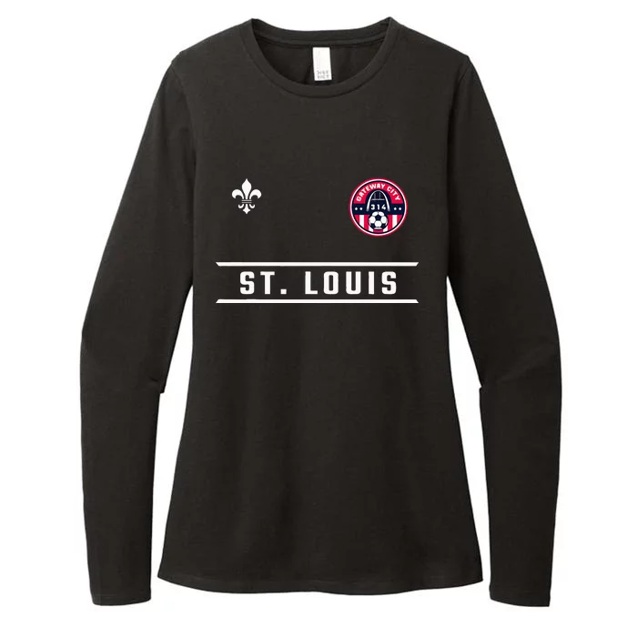 St. Louis 314 Area Code Classic Gateway Womens CVC Long Sleeve Shirt