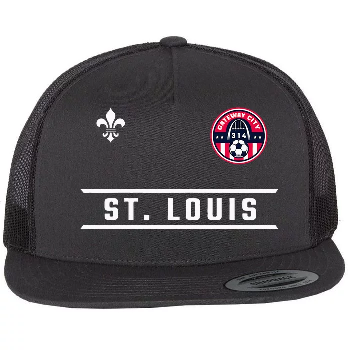 St. Louis 314 Area Code Classic Gateway Flat Bill Trucker Hat